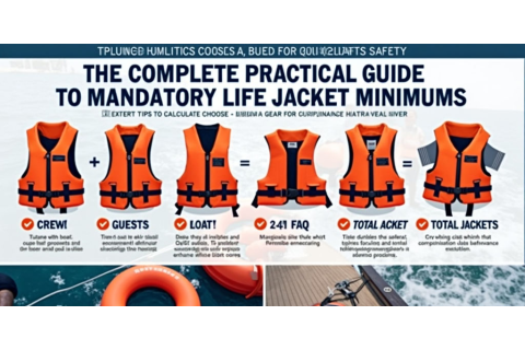 Обязательный минимум спасательных жилетов на судне: не просто цифра, а система безопасности
