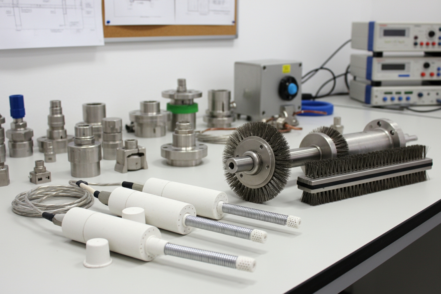 Специализированное оборудование для систем ЭХЗ: хлорсеребряные электроды, контактно-щеточные устройства и переходные элементы