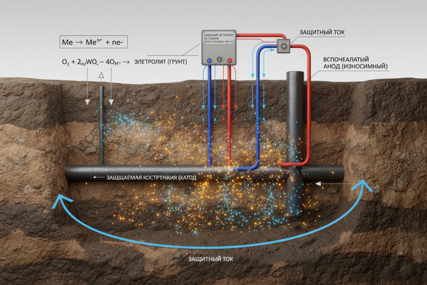 Расчет и проектирование систем электрохимической защиты: полный разбор процессов, формул и практики