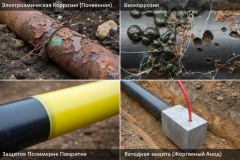 Коррозия газопроводов: виды, причины и методы защиты