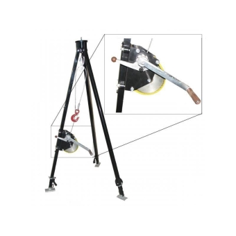 Штатив-тренога (трипод) ТМ-1, лебедка, трос стальной, 10 м