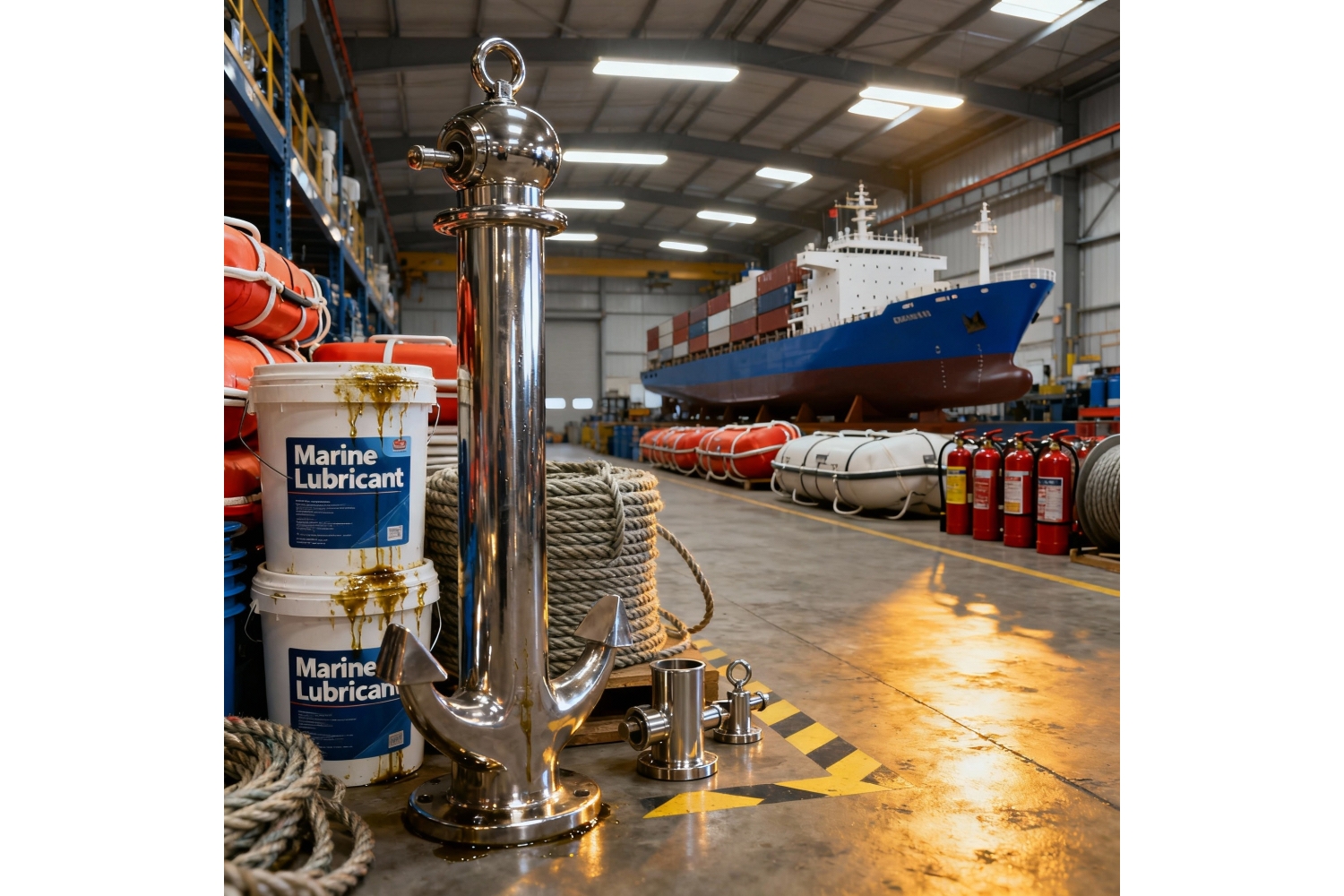 Как организовать судовое снабжение: от масла и смазки до спас-оборудования и материалов